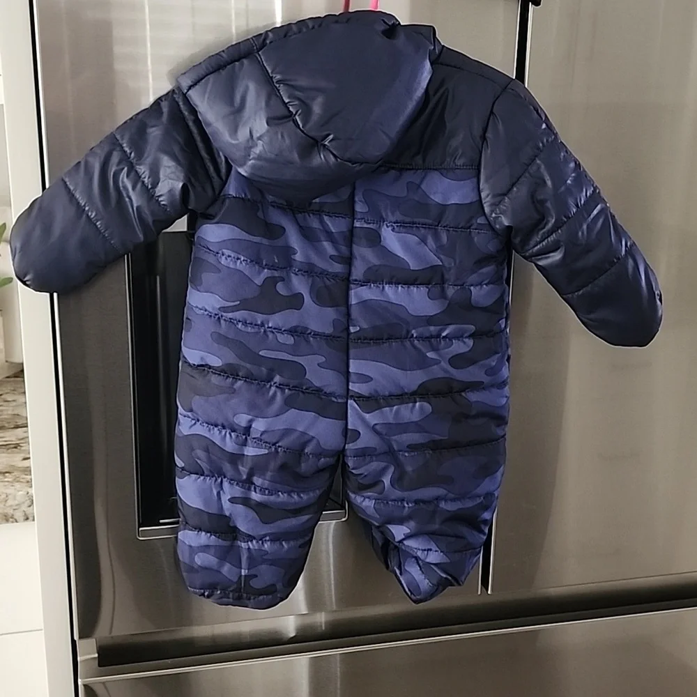CARTER'S UNISEX KIDS NAVY LIGHT WT SNOWSUIT FULLBODY